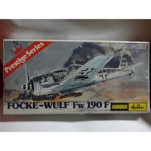 Aurora Heller Focke-Wulf Fw190F 1/72 Airplane Model Kit 6604 - Made in France